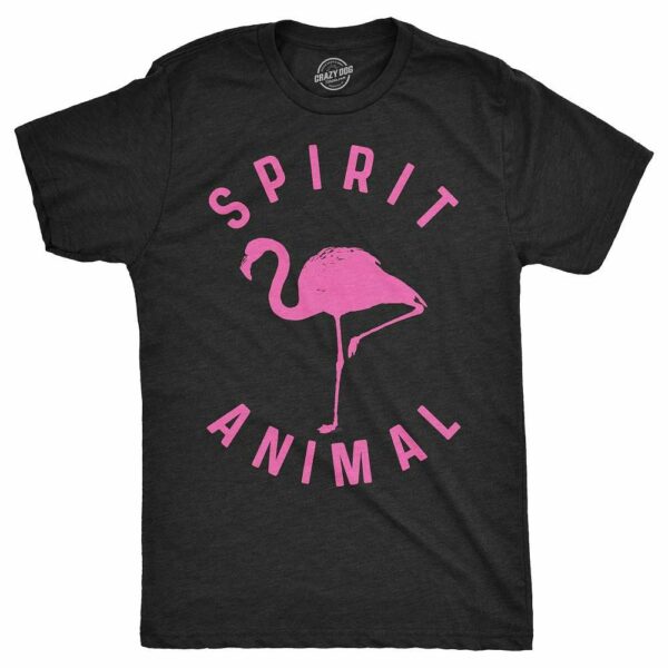 Flamingo Spirit Animal Funny Pink Bird Classic T shirt