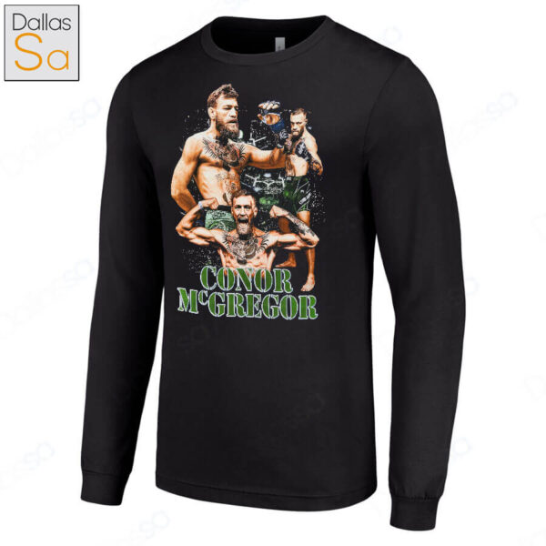 Conor McGregor Collage Vintage Long Sleeve T Shirt.jpg