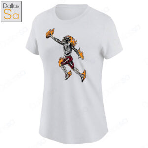 Official Flaming Rugby Skeleton Ladies Boyfriend Shirt.jpg