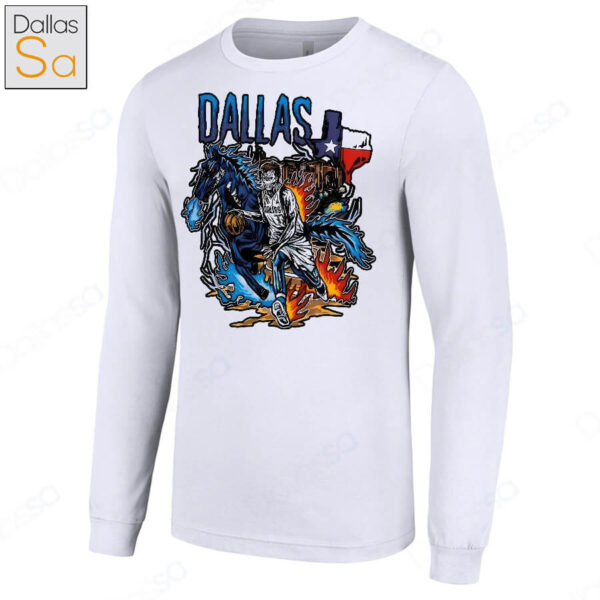 Official Skeleton Basketball Player Dallas Long Sleeve T Shirt.jpg