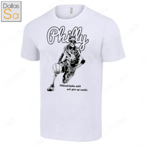 Skeleton Basketball Philly Philadelphia Will Not Give Up Easily Shirt.jpg