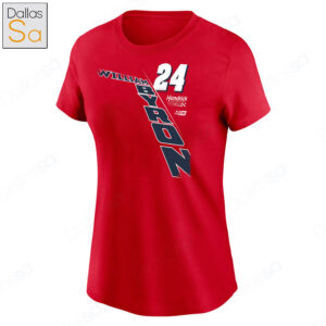 William Byron Hendrick Motorsports Team Collection Racing 2024 Ladies Boyfriend Shirt.jpg