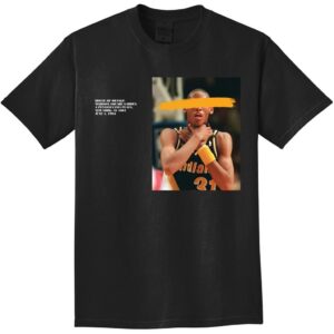 Tyrese Haliburton Reggie Miller Choke Shirt 1